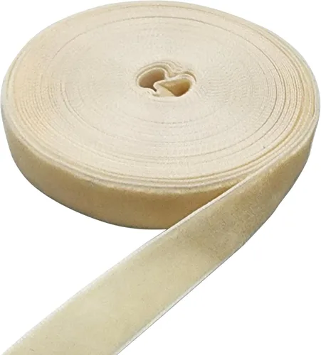 Vista 69 de Bobina de cinta de terciopelo de 10 yardas, disponible en muchos colores (Beige, 1 1/2 pulgadas)