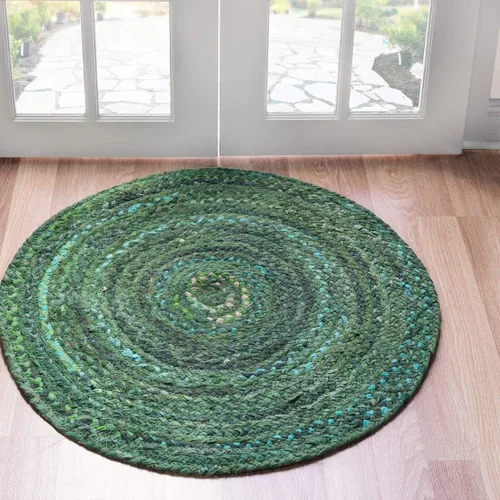 Vista 44 de Unique Loom Colección Trenzada Chindi - Alfombra de área (1 pie 2 pulgadas x 6 pies 1 pulgada, pasillo, multi/azul)