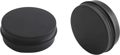 Vista 32 de Othmro Latas redondas de metal de 8.3 onzas, latas de aluminio, contenedores recargables de 8.5 fl oz, botellas de lata con tapa de tornillo