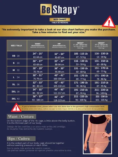 Vista 3 de BE SHAPY 046 Fajas Colombianas Reductoras y Moldeadoras Espuma Lipo y Tablas