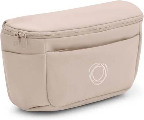 Vista 12 de Bugaboo Bolsa organizadora para cochecito, bolsa de pañales compacta con múltiples bolsillos y soporte aislado para botellas, compatible universal
