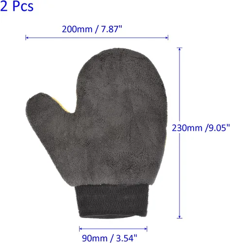 Vista 13 de M METERXITY Manopla de limpieza - Guantes de microfibra para lavar platos, ropa y persianas, aplicar a la limpieza de la casa