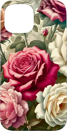 Vista 5 de Funda con diseño floral para iPhone 16 con diseño floral estilo victoriano