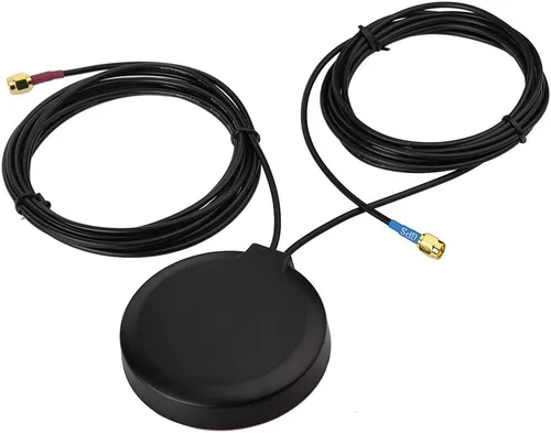 Vista 2 de Superbat GPS para coche + antena combinada 4G LTE conector SMA de montaje magnético Resistente a la intemperie para GPS Unidad Principal