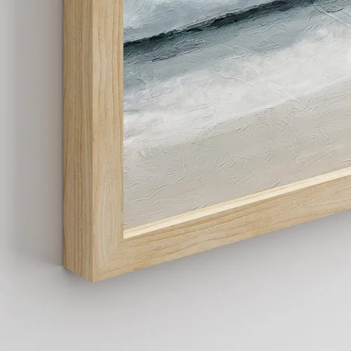 Vista 5 de SIGNWIN Arte de pared enmarcado de paisaje de playa, nube de tormenta, ilustraciones de naturaleza silvestre, impresiones para decoración de pared