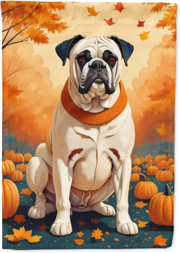 Vista 77 de Caroline's Treasures DAC1001GF Affenpinscher - Bandera decorativa para jardín de otoño, decoración para patio exterior, patio, parterres