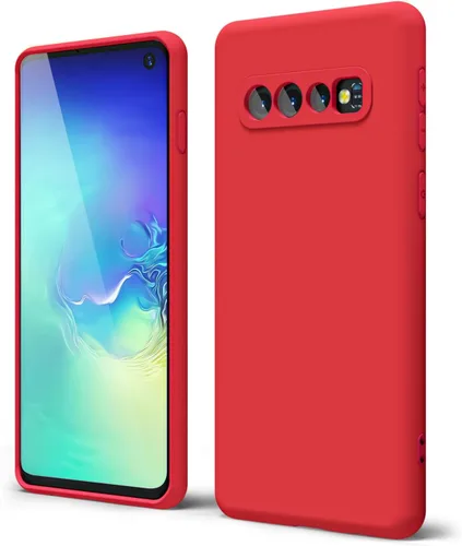 Vista 209 de oakxco Funda para teléfono Samsung Galaxy S8 de silicona líquida, delgada y fina de gel de goma suave TPU cubierta protectora simple llana