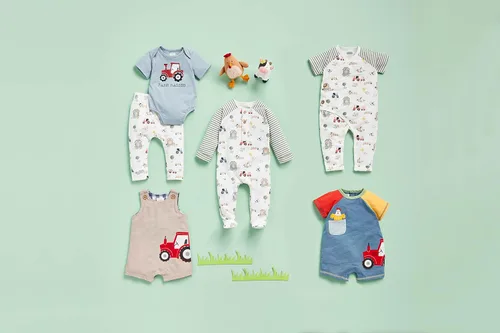 Vista 2 de Mud Pie Conjunto de orugas para bebé niño