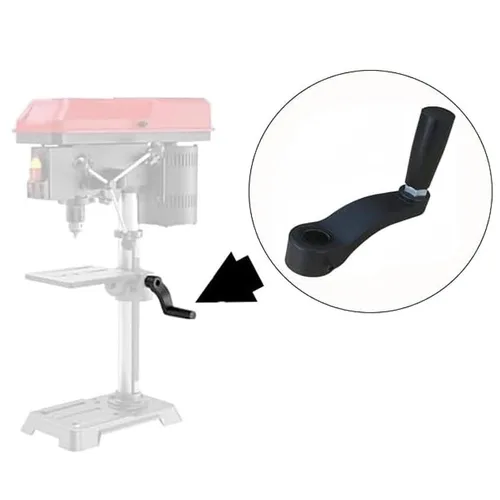 Vista 7 de Mango giratorio de manivela para fresadora de torno Embedded Estructura de nailon Mango de repuesto ligero adecuado para mecánico, orificio de 0.472