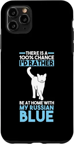 Vista 11 de Funda azul rusa para iPhone 15 Cat