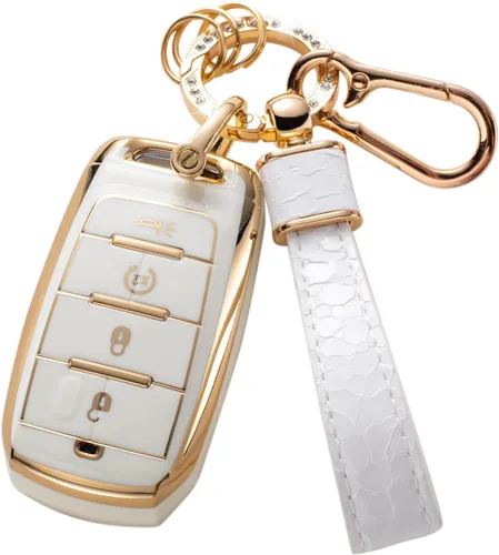 Vista 17 de Funda para llavero para Mercedes-Benz MB 2017-2021 Clase E/S, 2019-2021 Clase A/C/G y protector de llave inteligente