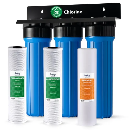 Vista 9 de iSpring Sistema de filtro de agua antiincrustante para toda la casa con filtros de agua de sedimentos, polifosfatos y bloques de carbono