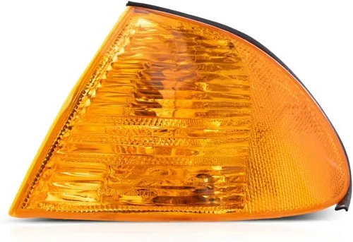 Vista 4 de CarLights360: Para 2001 BMW 330i luz de señal de esquina lado del conductor sedán con bombillas para BM2520104 63136902765, 63138370585
