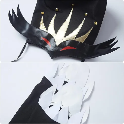 Vista 7 de AwwwCos Cosplay Costume Men Cloak Tops Pants Full Set with Hat Unisex Outfits Halloween Props