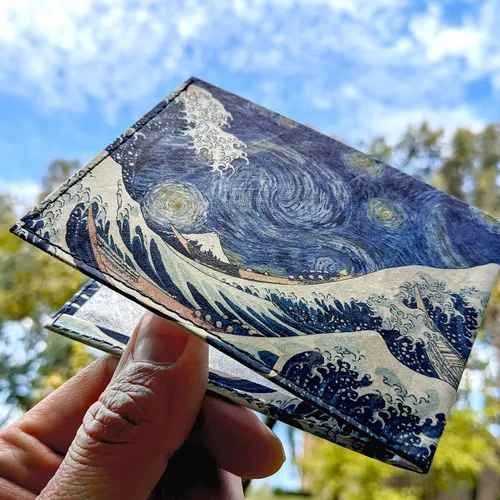 Vista 5 de mighty wallet Billetera Tyvek Stitched Dynomighty Stitched Wave Van Gogh, Classic