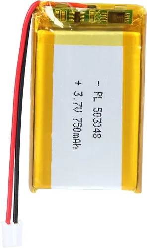 Vista 20 de 3.7V 500mAh Batería de Polímero de Iones de Litio Recargable Li-ion Li-Po con Conector de 2P PH 2.0mm de Pitch