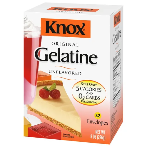 Vista 6 de Knox Gelatina original sin sabor, 32 unidades (paquete de 2)