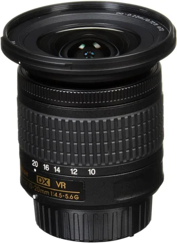 Vista 6 de Nikon AF-P DX NIKKOR 10-20 milímetros f/4,5-5,6 G VR F/4,5-29 Lente para cámara de fotos con zoom fijo, color negro.