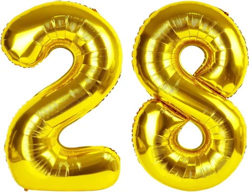 Vista 410 de Globo negro de 40 pulgadas con números del 0 al 9 (cero-nueve), globo de cumpleaños de gran tamaño, globo de helio de aluminio con números grandes