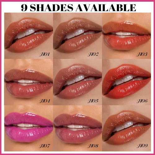 Vista 6 de evpct Lápiz labial líquido mate malva con aceite de labios, acabado brillante, lápiz labial 2 en 1, resistente al agua de larga duración
