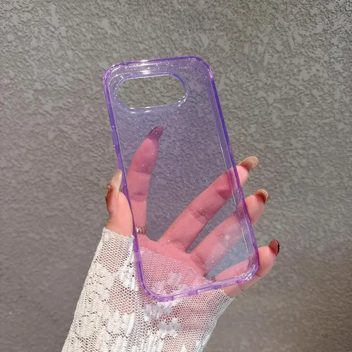 Vista 5 de Magnética para Google Pixel 8 Funda para Mujeres, [Efecto Holográfico Iridiscente que Cambia de Color] Funda Protectora de Teléfono Mate de Moda