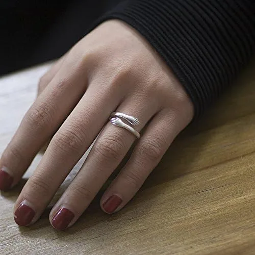 Vista 6 de Helen de Lete Anillo ajustable de plata de ley 925 original Come to My Arm, Plata de ley, NA
