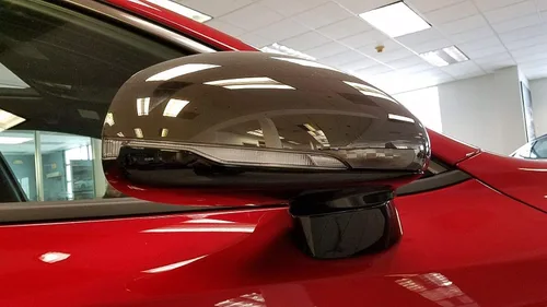 Vista 4 de Nuevo OEM KIA STINGER GT OSCURO CROMO CUBIERTA DEL ESPEJERO LATERAL DEL ACOMPAJERO