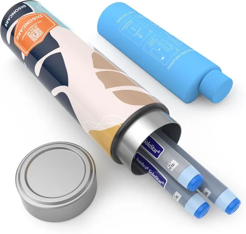 Vista 7 de DISONCARE 60H Estuche de viaje enfriador de insulina para 4 plumas con pantalla de temperatura, enfriador de medicamentos para viajes, aprobado por