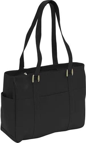 Vista 4 de Piel Leather - Bolso rectangular, Negro), 8748-BLK