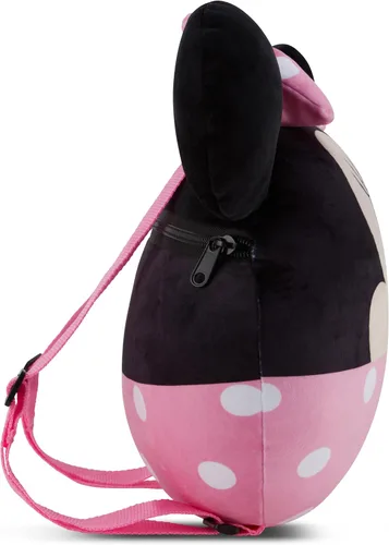 Vista 3 de Mochila de almohada de Minnie Mouse Squishee - Minnie y Mickey Mouse - Mochila de almohada de nube súper suave de Minnie Mouse Squishee, Rosado