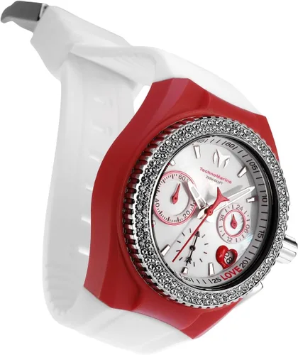 Vista 6 de Technomarine Reloj casual de cuarzo para mujer Cruise de acero inoxidable y cuero