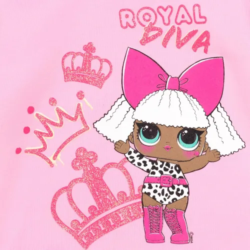 Vista 5 de L.O.L. Surprise! Queen Bee Diva Girls Fleece Pullover Hoodie Little Kid to Big Kid
