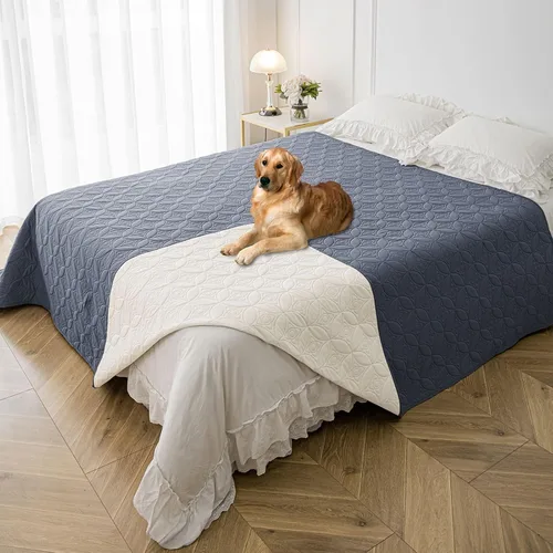 Vista 23 de Manta impermeable para perro, 30 x 30 pulgadas, fundas de sofá para mascotas pequeñas para sofá, silla, cama, protector de muebles de perros