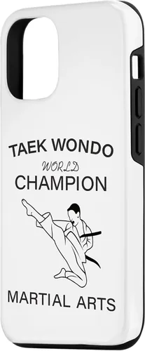 Vista 2 de iPhone 14 Teak Wondo Campeón Mundial - Artes Marciales - Estuche de combate MMA