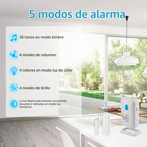 Vista 3 de Alarmas de puerta cuando se abre, GreenCycle Timbres de puerta cuando