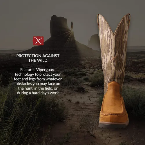 Vista 4 de Twisted X Botas de caza Viperguard para hombre de 17 pulgadas, antideslizantes e impermeables, hasta la rodilla, Multi