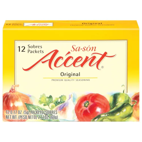 Vista 6 de Sa-son - Condimento Accent, sabor original, 20 paquetes (paquete de 18)