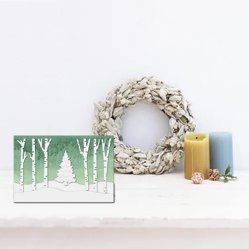Vista 3 de GLOBLELAND Troqueles de invierno cortados de acero al carbono troquelado para álbumes de recortes, tarjetas de felicitación, manualidades