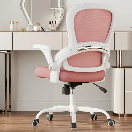 Vista 17 de TRALT Silla de oficina – Silla de oficina ergonómica con soporte trasero, sillas de escritorio de oficina en casa, asiento ancho de 330 libras, Negro