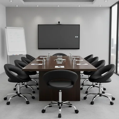 Vista 5 de DUHOME Taburete de trabajo WY-171XF Crescent Silla giratoria ajustable con ruedas (negro)