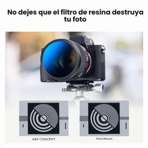 Vista 7 de K&F CONCEPT Kit de filtro de lente UV/CPL/ND de 3.031 in