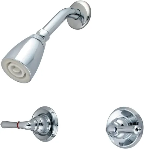 Vista 3 de Kingston Brass KB248SO Magellan - Grifo de ducha para montaje en pared, níquel cepillado, solo ducha