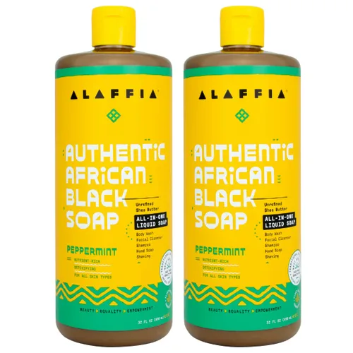 Vista 11 de Autentico jabón negro africano Alaffia, 32 onzas, 32, 1, 1