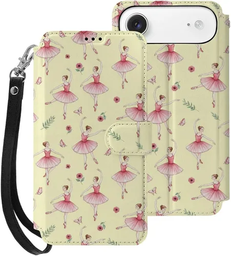 Vista 29 de SWEET TANG Compatible with iPhone 17 Pro Wallet Case Women PU Leather Shockproof Protective Folio Flip Cover (Chicken Chickens)