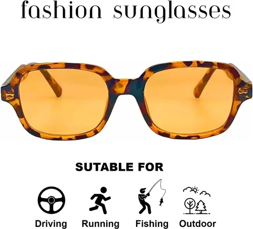 Vista 2 de Duper Gafas de sol estilo aviador retro de los años 70, tonos azules para mujer