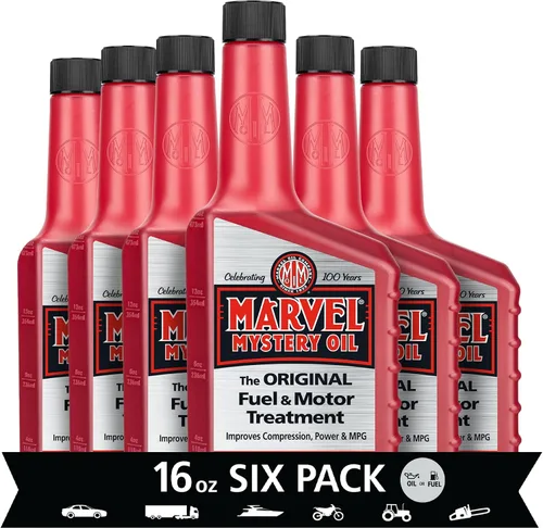Vista 12 de Marvel Mystery Oil 53835 Tratamiento de motor sintético, elimina y evita la acumulación de lodos y fugas, aumenta la vida útil del motor, extiende