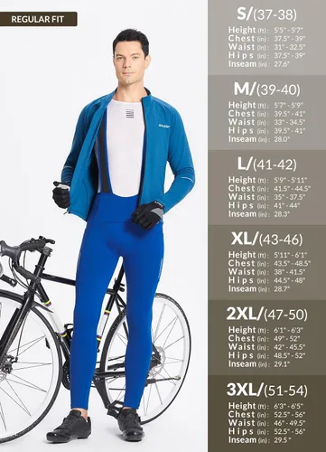 Vista 7 de BALEAF Pantalones de ciclismo de invierno para hombre, con acolchado 4D, térmicas, resistentes al agua, para ciclismo, para clima frío, bolsillos