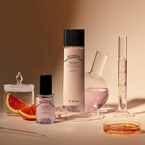 Vista 7 de T'else Tónico de niacinamida rojo naranja de 5.1 fl oz, 5.2 onzas líquidas, tonificante vitalizante esencia facial, suavizante textura de la piel