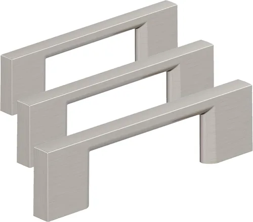 Vista 21 de Amerock 10BX37131CZ Tirador de gabinete Champán Bronce 3-3/4 pulgadas (96mm) de centro a centro Paquete de 10 unidades Cityscape Herrajes