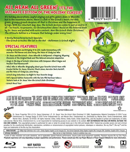 Vista 3 de How the Grinch Stole Christmas Ultimate Edition (BD) Blu-ray